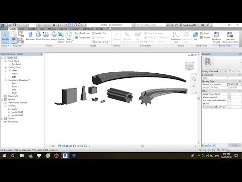 Video 5 hình khối 3D cơ bản trong revit - youtube