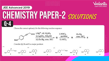 JEE Advanced 2019 Chemistry Solutions - Paper 2 (Q4) | IIT JEE Chemistry |JEE Preparation | Vedantu
