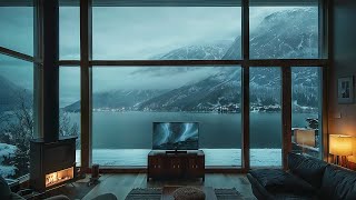 Chill Music for Focus and Concentration - Fireplace Lounge
