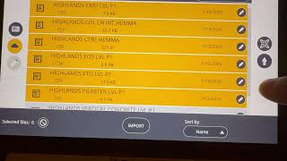 Trimble Field Link - Create job and import files