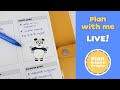 Live Plan with Me August 2021 | How I plan my week | #ehartsshowcase Plan Inspire Create