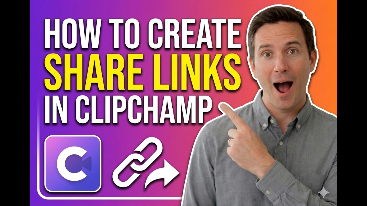 How to Create Share Links in Clipchamp | Step-by-Step Tutorial - YouTube