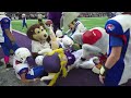 Mascots Do Tush Push During Mascot vs. Kids Halftime Game | Minnesota Vikings