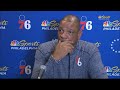 Doc Rivers Postgame Interview | Philadelphia 76ers beat Indiana Pacers 131-122