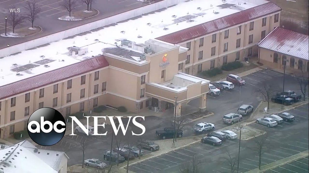 Search on for suspect who fatally shot 1 and wounded a 2nd officer l ABC News