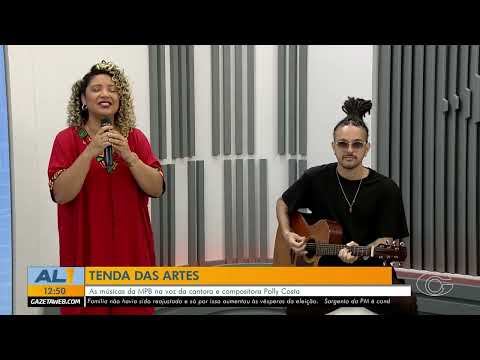 Polly Costa canta clássicos da música popular brasileira na Tenda das Artes 16/10/26