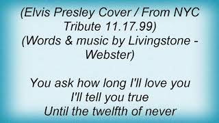 Jeff Buckley - Twelfth Of Never Lyrics