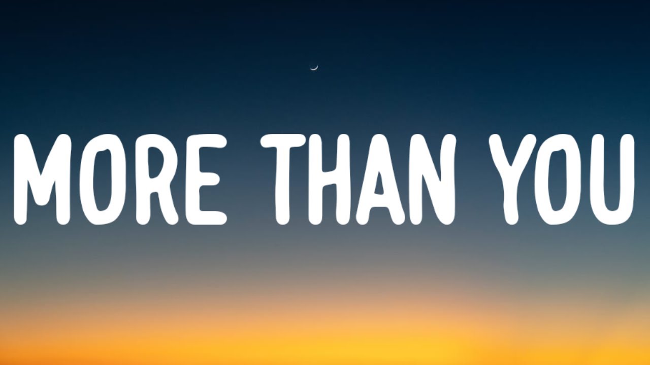 Alexandra Kay - More Than You (Lyrics)