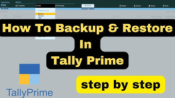 Tally Prime: The Complete Backup & Restore Guide #accounting #tallyprimeupdate