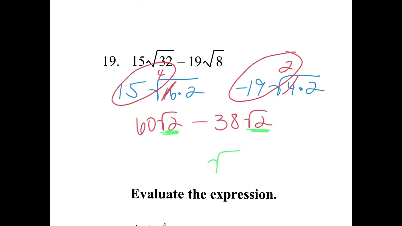 08.21 Alg 2 Chapter P.2abc Quiz #1 Review-1