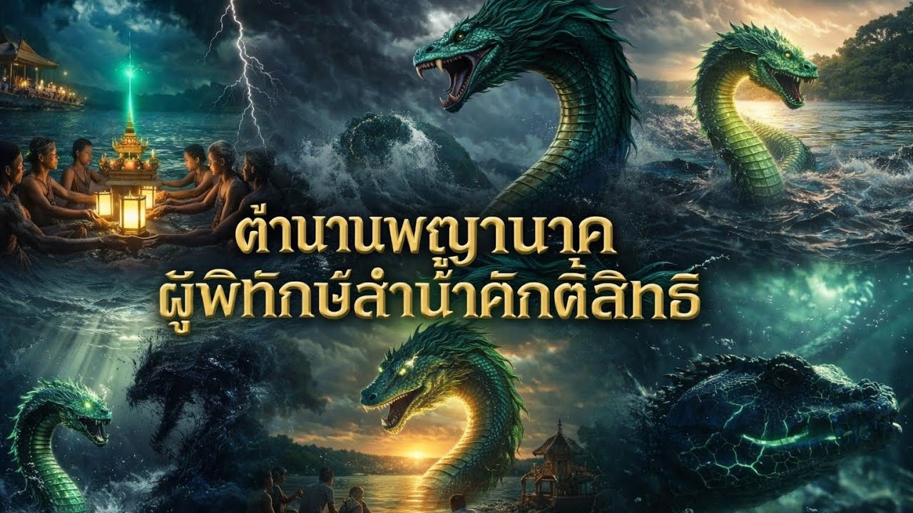 ตำนานพญานาคศรีสัตตนาคราชผู้พิทักษ์ลำน้ำศักดิ์สิทธิ์ #นิทาน #ความเชื่อ #แม่น้ำโขง #เรื่องเล่า 