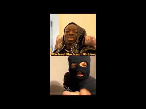 GONE WRONG! MICHAEL BLACKSON IG LIVE! THE NOSY GRAND KID POPPED OUT OF NOWHERE SMH