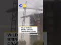 Wild winds bring crane crashing down | Today Show Australia