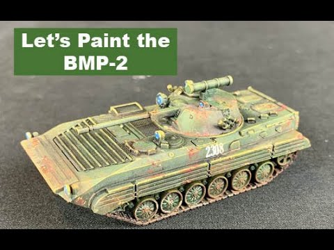 Painting the BMP-2: Cold War Soviet Wargame Model for Team Yankee, Flames of War, Dioramas