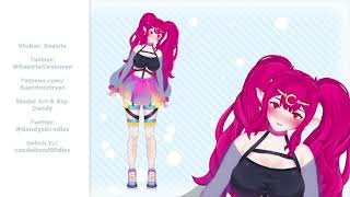 [VTuber] Beatrix [Live2D] Model Showcase #Vtuber #live2d