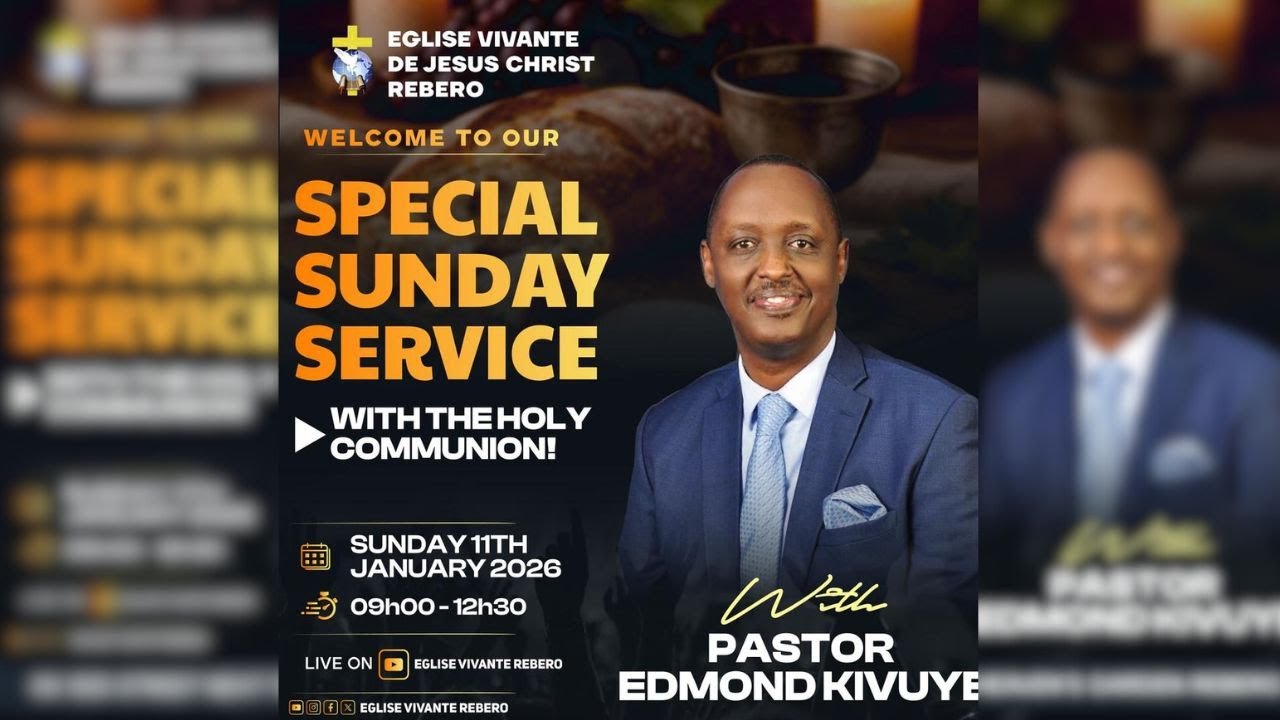 11 JAN  || SUNDAY MORNING SERVICE || EGLISE VIVANTE REBERO