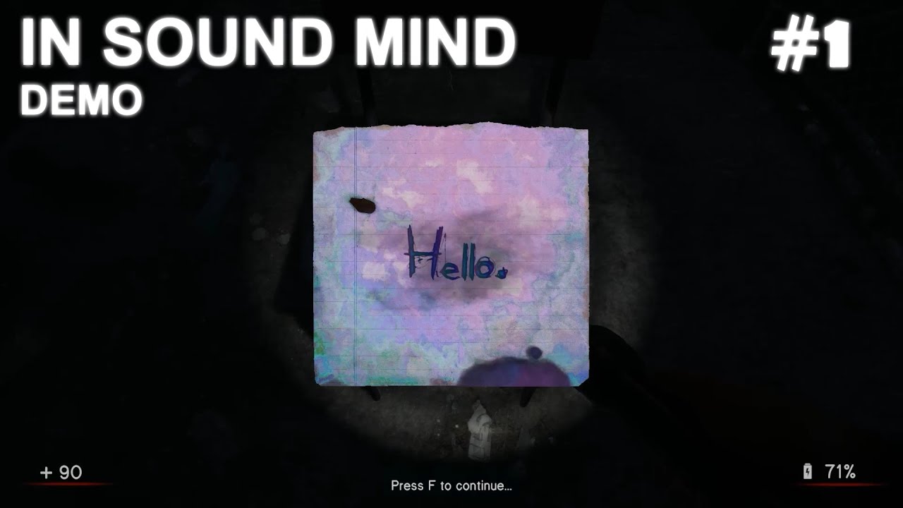 In Sound Mind #1 • Прохождение • Что-то новое?