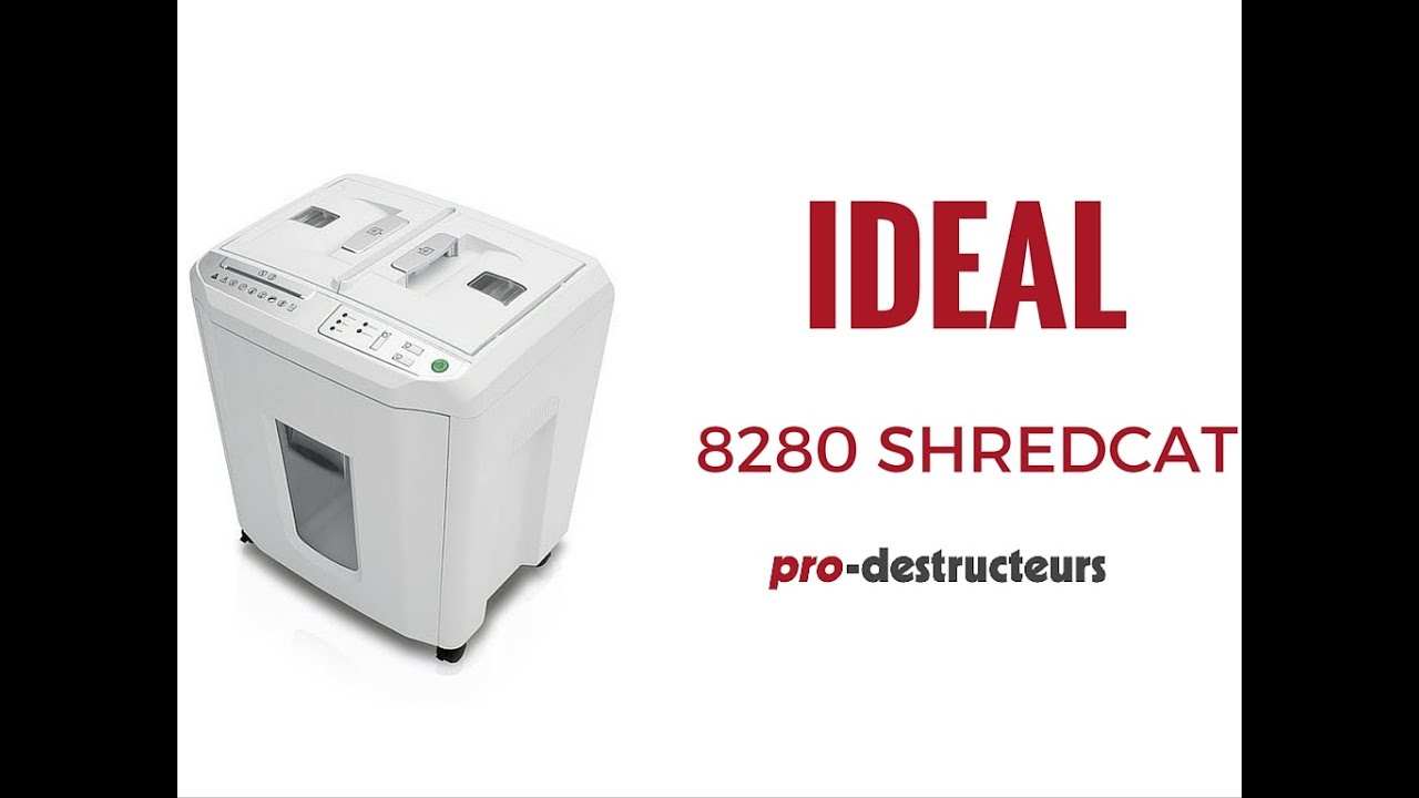 Destructeur de documents automatique SHREDCAT 8280 by IDEAL