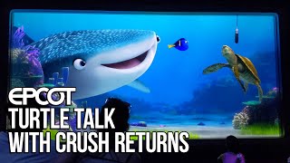 Turtle Talk with Crush Returns at EPCOT