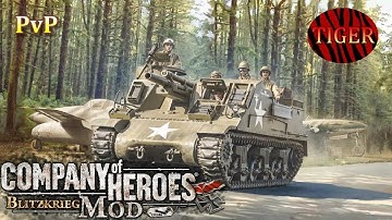 CoH Blitzkrieg Mod PvP _ 3v3 Multiplayer Gameplay