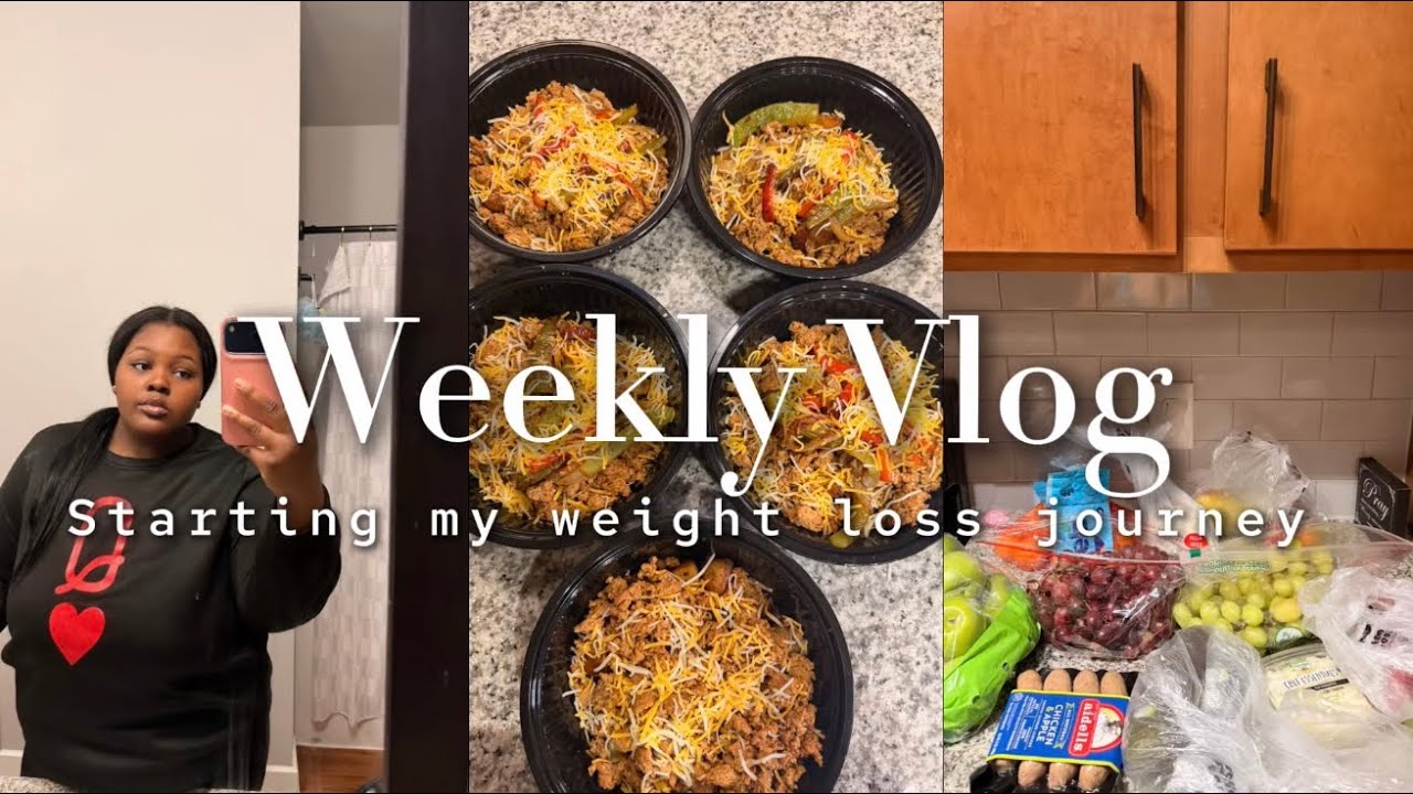 Weekly Vlog | Starting My Weight Loss Journey, Meal Prepping & Gym Days, + Furniture Shopping & more