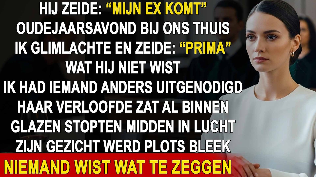Mijn man nodigde zijn ex uit voor ons Oudjaarsdiner — ik nodigde haar verloofde uit en onthulde alle
