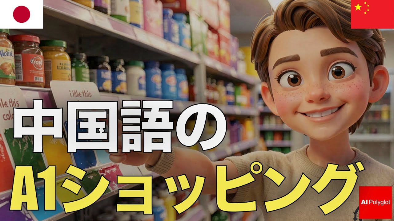 中国語のA1ショッピング | 音声学習 | ピンイン付き | リスニング練習