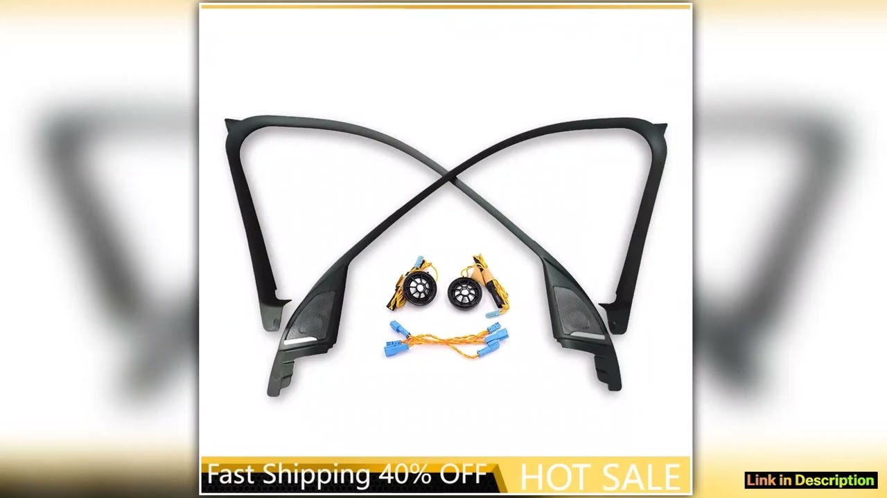 Car Tweeter Cover Frame Kit For Bmw F47 F48 X1 Series Front Door Speaker Audio High Frequency