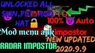 AMONG US MOD APK |100% AUTO IMPOSTOR| RADAR IMPOSTOR | REVIVE/GOD MODE | LATEST 2020.9.9|UNLOCK ALL🔥 screenshot 4