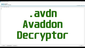 .avdn Avaddon Ransomware decryptor tool | How To Remove Virus