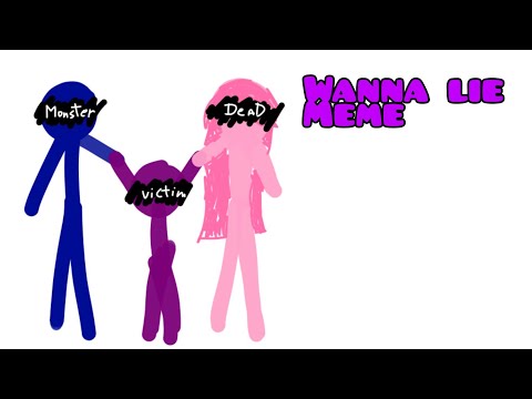 WANNA LIE MEME ( Life Purple ) AvM of Alan Becker.