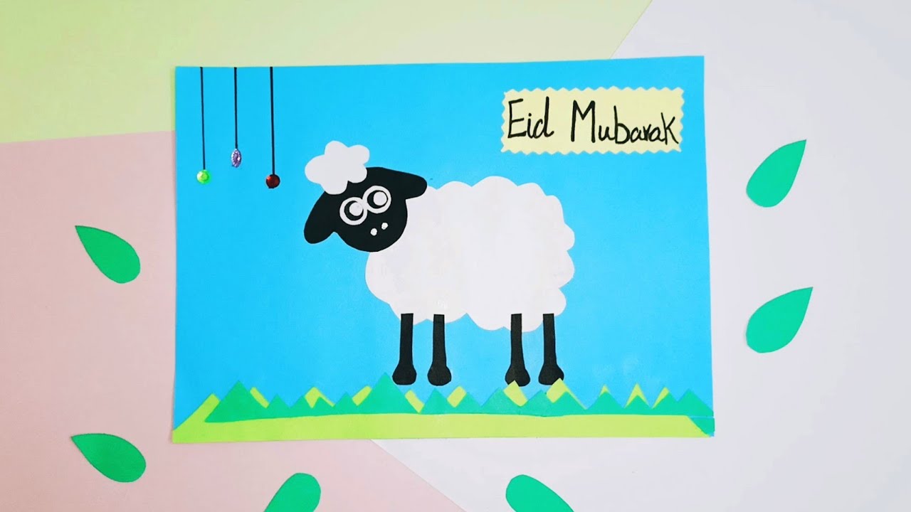eid-ul-adha-craft-ideas-2021-easy-bakra-eid-card-design-how-to-make-eid