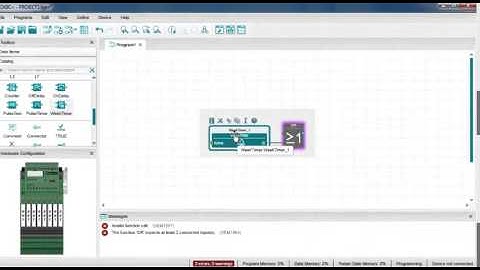 Smart Programmable Relays— LOGIC+ software , Sample Project Demo
