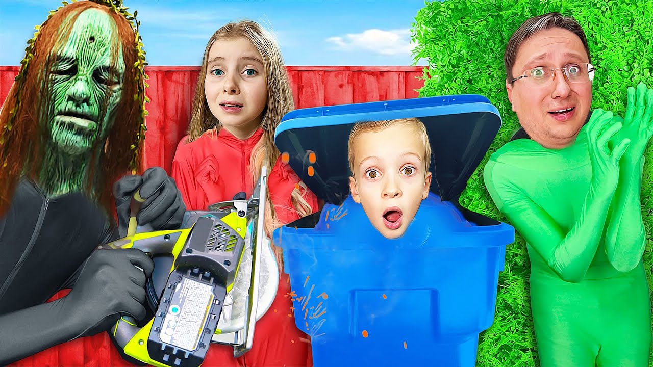 🤫 CAMUFLAȚI într-o CULOARE 🌈 Ne caută ZOMBIE 👽 în Destiny Park 🔐