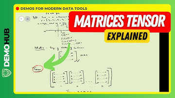 Demohub Tips // Scalars, Vectors, Matrices and Tensors For Deep Learning | www.demohub.dev