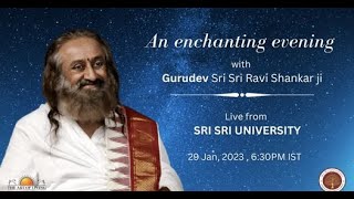 Вопросы-ответы с Гурудевом в Шри Шри Университете, Индия (29.01.2023)