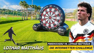 CRAZY FOOTBALL CHALLENGES vs 60 years old Lothar Matthäus