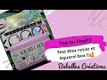 Resist wax action et aquarelle box top ou flop 