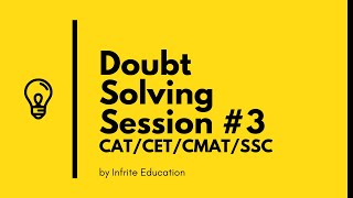 Doubt Solving Session #3