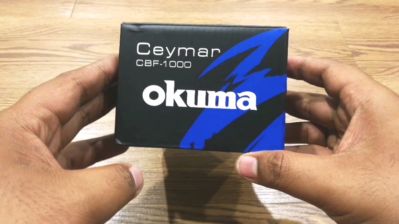 okuma ceymar baitfeeder cbf-1000 CBF tone anodized spool with LCS lip ensures smooth line release Okuma Ceymar Micro Baitfeeder Spinning