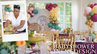 DESIGN WITH ME | Glam Baby Shower | Baby Shower Decor | Nicole Emmanuel