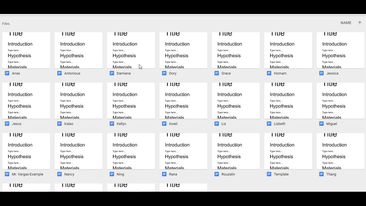 Science Fair Typing Google Drive - YouTube