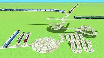 TRAINS 🐍CROSSING CROSSING SQUARE SILDEING RIKSY CIRCLES SNAKE 💝RAILROAD RAILWORK TRAIN SIMULATOR 