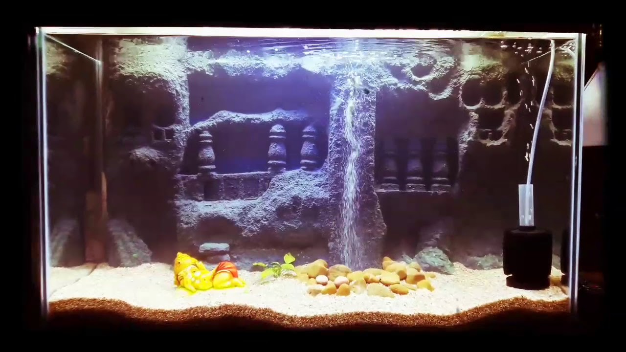Underwater waterfall Aquarium YouTube