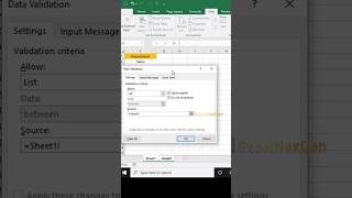 Drop-down list in 10 seconds//#excel