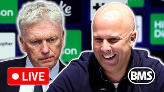 Live Arne Slot And David Moyes Post-Match Press Conference Everton 1-2 Liverpool