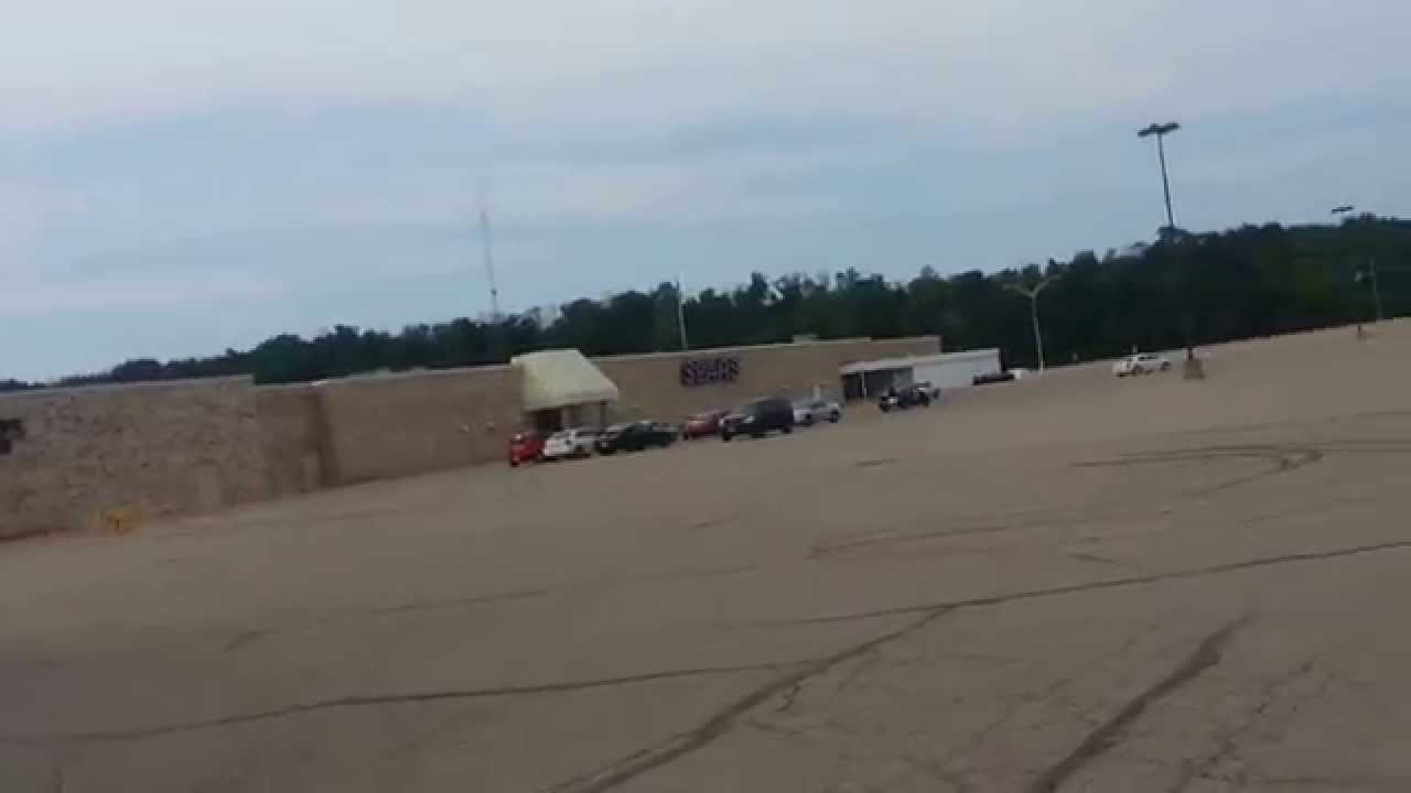 The Parking Lot at the Dying Upper Valley Mall in Springfield, Ohio