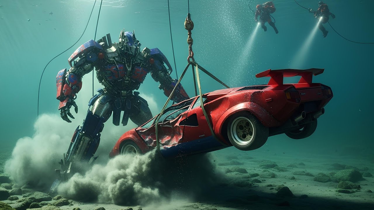 Optimus & Bumblebee Rescue a Race Car from the Abyss — They Never Expected Sideswipe