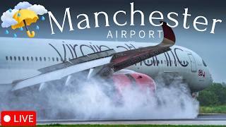 🔴LIVE Manchester Airport Plane Spotting | Heavy Arrivals & Departures  🛫