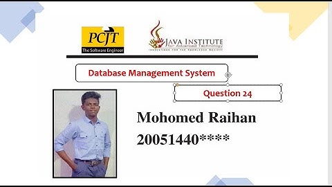 Data Base Task 24 | Search for Data by Sub Query and JOIN | 1st Year | Java Institute